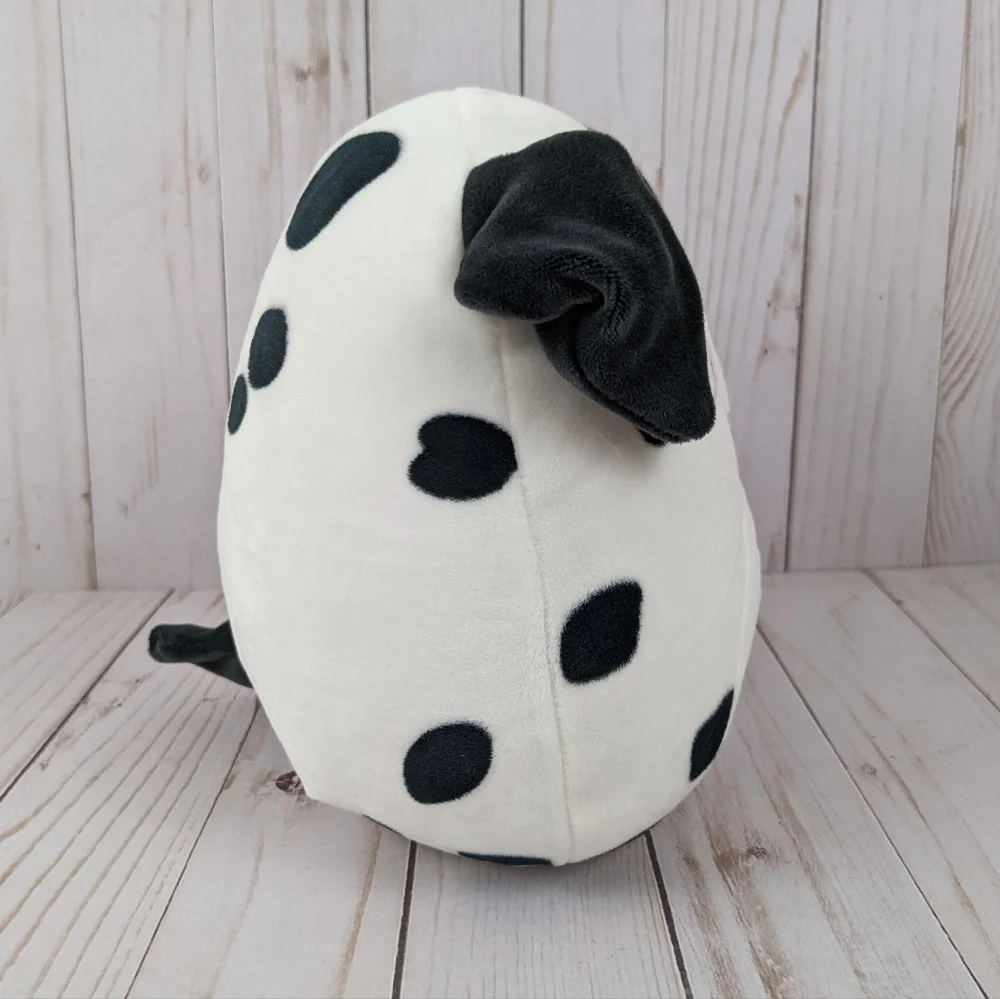 Kellytoy Squishmallows Dustin the Dalmatian Red Glasses New 8" - Picture 4 of 9